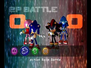 SONIC ADVENTURE 2: BATTLE | GameCube | 2 Player All Modes Gameplay