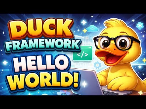 Build your first Hello World application using Duck web framework 😱