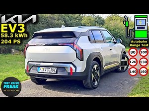 2025 Kia EV3 Standard Range 58.3 kWh (204 PS) TEST DRIVE ⚡ Electric Consumption & Performance Review