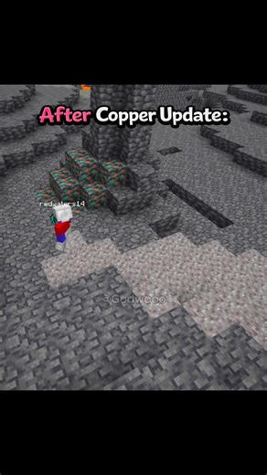 Minecraft Before vs After Copper Update Moment
