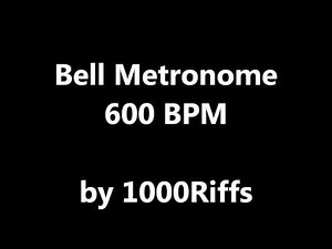 Bell Metronome : 600 BPM - Beats Per Minute