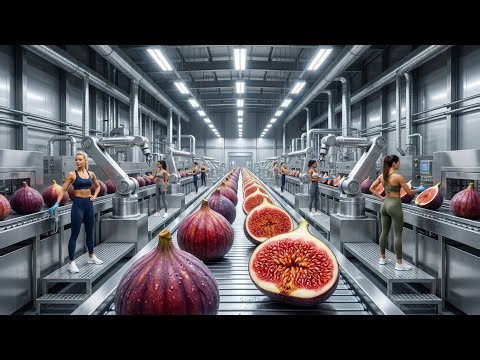 Inside the 501,000 LB Fig Jam Facility: The SATISFYING Flow of Modern Food Production (Full Process)