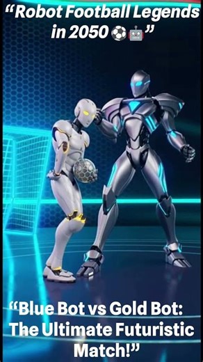 “Robot Football Legends Clash in 2050 ⚽🤖”