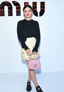 Lucy Hale – Miu Miu Fashion Show in Paris 10/05/2021 • CelebMafia