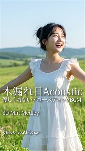 優しく切ないアコースティックギターのメドレー（25分/5曲）。木漏れ日のようなあたたかな音色が、あなたの日常にそっと寄り添います。作業用やリラックスタイムのBGMにどうぞ。続きは関連動画からどうぞ。