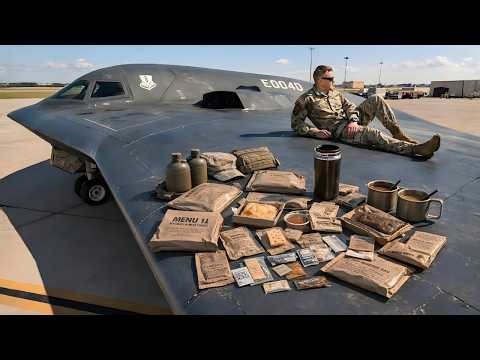 Wie die Piloten des Bombers B-2 Spirit auf Missionen von dreißig Stunden essen
