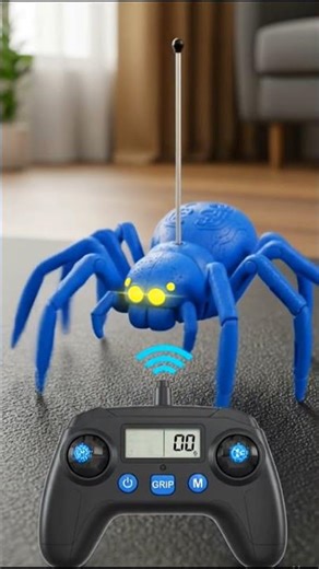 Giant RC Spider Prank! 🕷️ Real or Robot? #gleegloo #usa