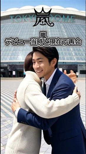 嵐（1999）💙デビュー当時と現在で再会💙｜今昔比較（2026）#ai動画 #shorts #arashi #嵐