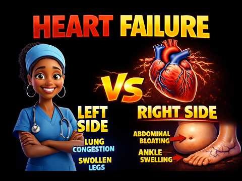 Heart Failure: Left Side vs Right Side