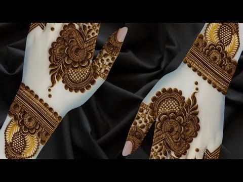 Easy Latest Mehndi Designs for Back Hand ll new trending Mehndi Designs for Back Hand ll Easy mehndi