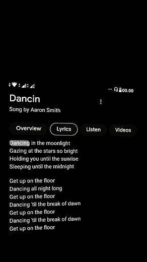 Dancin' Lyrics - Full Song Lirik and Dance Remix