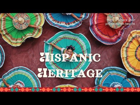 Free National Hispanic Heritage Month PowerPoint Template by GreatPPT