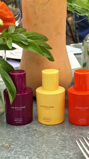 A day in London celebrating the launch of the new @jomalonelondon veggie collection. Fragrance inspired by just-picked produce from the vegetable patch.