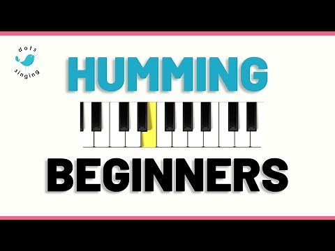 Humming Vocal Warm Up For Beginners With A Piano Visualisation.