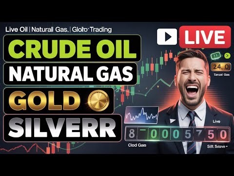 LIVE Commodity Market | Crude Oil, Natural Gas, Gold, Silver | Real-Time Analysis