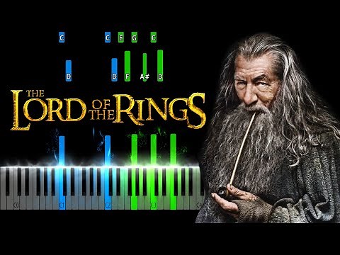 Lord of the Rings - In Dreams Piano Tutorial