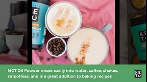 Perfect Keto 7g MCT Oil Powder, Medium Chain Triglycerides Supplement, Non Dairy Coffee Creamer for Keto Diet, Ketogenic MCT Oil Mix for Coffee, Smoothie, Protein Shakes, Salted Caramel, 30 Servings