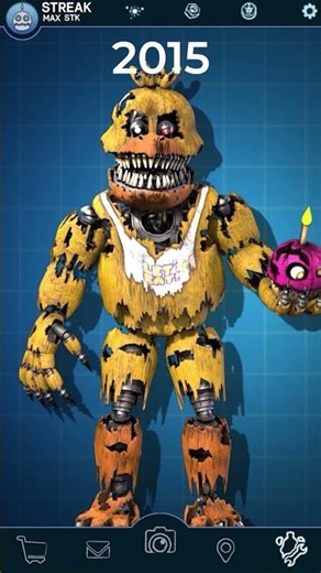 Evolution of Chica (FNAF Timeline)