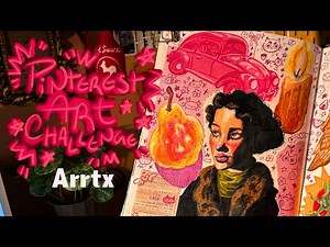 ☕️ leave art block in 2025 with me! || 📌🕯️✨🍐 PINTEREST DRAWING CHALLENGE!!