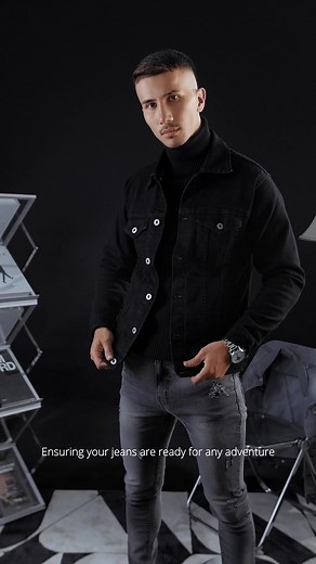 Discover our New Collection, SCRATCH RIPPED JEANS 🙌 . Are they the Special Series that you've been waiting for? 🔥 . Take a closer look to these 4 Colors : . - Raven Black - Dusky Grey - Icefall Blue - Cosmic Blue . Which one are you? Comment down below 👇