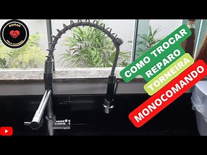 TORNEIRA GOURMET MONOCOMANDO COM VAZAMENTO,COMO CONSERTAR!