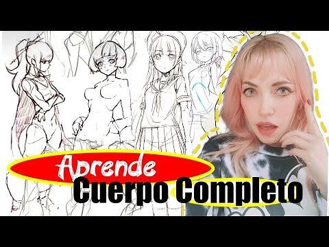 Como dibujar cuerpos Completos! Poses Femeninos Técnicas fáciles