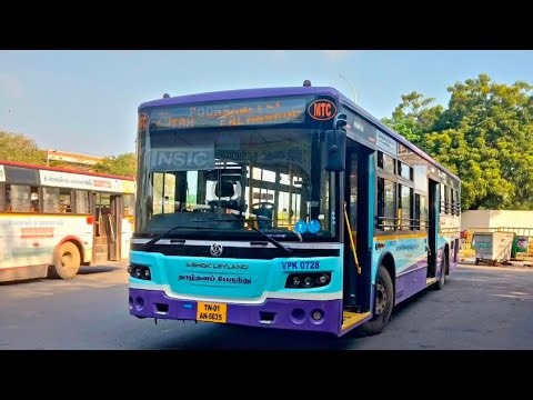 Bus Ride in Newly Launched MTC AC Bus Route: 25 Chennai 