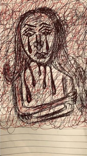 So sad artwork #reels #trending #art #shorts