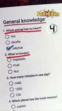 General Knowledge Trivia Quiz | 100 Questions Everyone Should Know! 🙂#kidseducation#youtubeshorts#ai