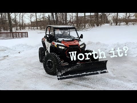 TURBO PLOW! Plowing with an XP Turbo RZR... Is it Worth It?