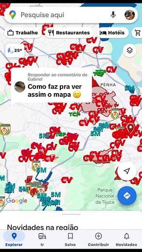 Como Atualizar Google Maps Com Facções RJ
