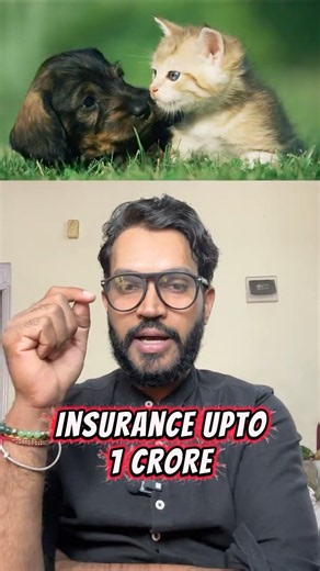 If you have a pet like a dog or a cat, you could insure them for up to ₹1 crore! 🐶🐱