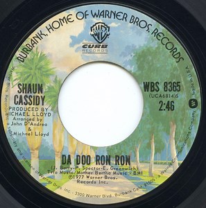 Shaun Cassidy - Da Doo Ron Ron / Holiday