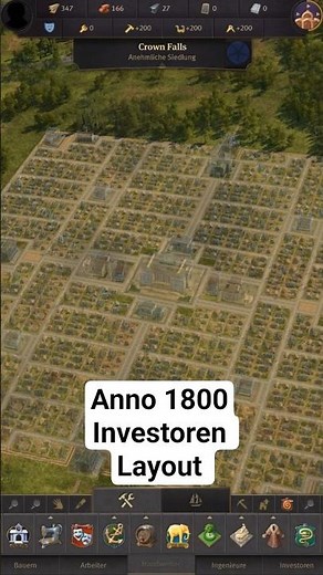 Anno 1800 INVESTOR LAYOUT #anno1800 #anno1800tutorial