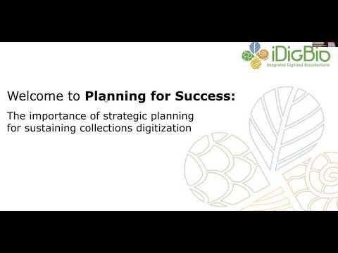 Sustaining Collections: Planning for Success: The importance of strategic planning
