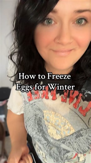 How to freeze eggs for the winter! A great way to preserve and create food security. #Homestead #foodsecurity #preservation #eggs | Grace Filled Homemaking