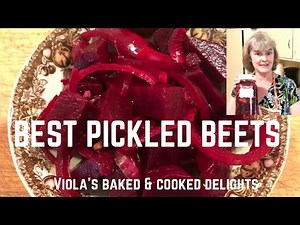 PICKLED BEETS (Easy, quick tutorial)