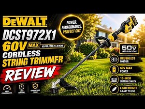 DEWALT DCST972X1 60V Cordless String Trimmer Review