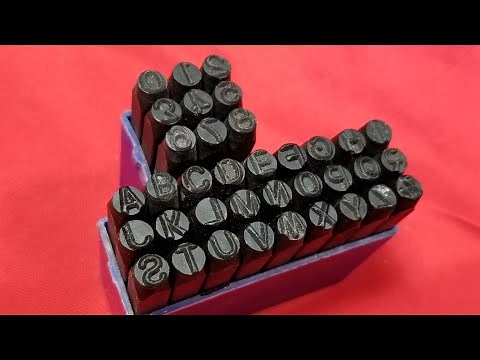 Harbor Freight Pittsburgh 1/4" Steel Striking Stamp Set Review