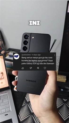 William | WitechID on Instagram: "Tutorial connect DeX Samsung ke Laptop atau PC, semoga bermanfaat ! #samsung #samsunggalaxy #samsungdex"