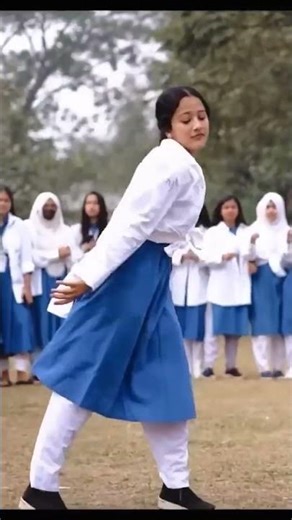 স্কুল ড্রেসে ভাইরাল 'বন্ধু রে' গানটির সাথে অসাধারণ ডান্স পারফরম্যান্স! 🤩 | #Bondhurey Dance Short