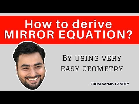 How to derive mirror equation?