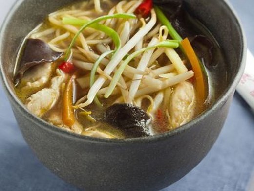Soupe chinoise au poulet