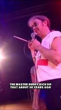 Deep Purple drummer Ian Paice demonstrates an incredible trick with one stick