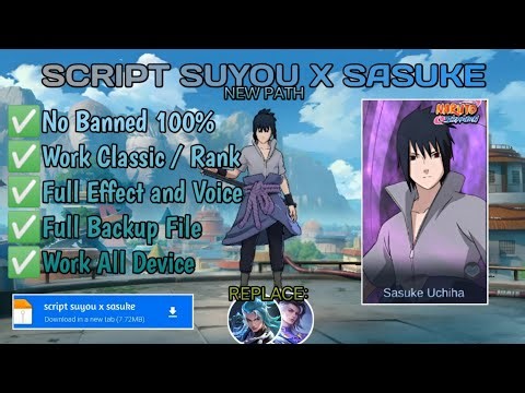 Script suyou x sasuke full effect no pw link media fire work all device work classic/rank