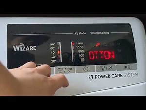 How To Activate The Child Lock On The Hoover Wizard Remote Washer Dryer.