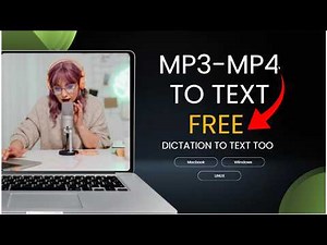 MP4 & MP3 to TEXT 100% Free | Mabook Windows Linux