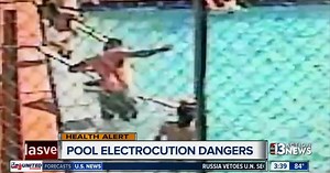 Pools present possible electrocution dangers
