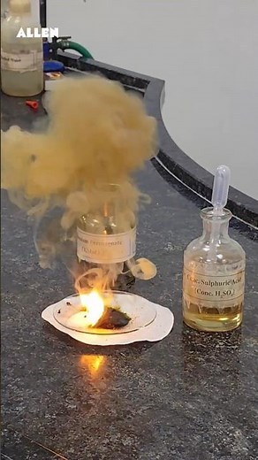 KMnO₄ + H₂SO₄ = Explosive Green Liquid! 🤯 | d & f Block Concept | #neet2026