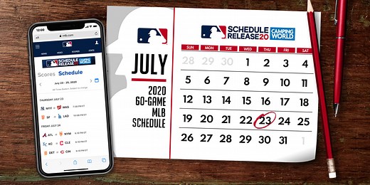 MLB's 60-game schedule for 2020 unveiled